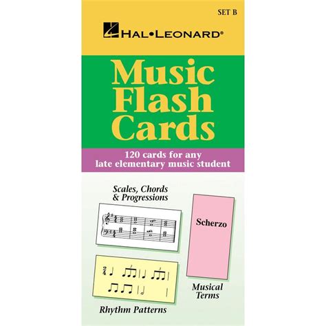 Hal Leonard Music Flash Cards Set B