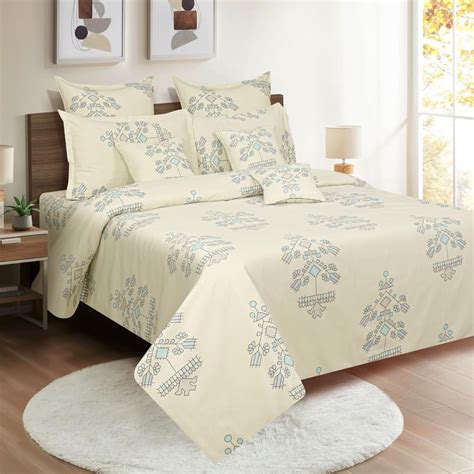 Buy SWAYAM Tribal Galaxy 160TC Queen Bedsheet Set from Swayam at just ...