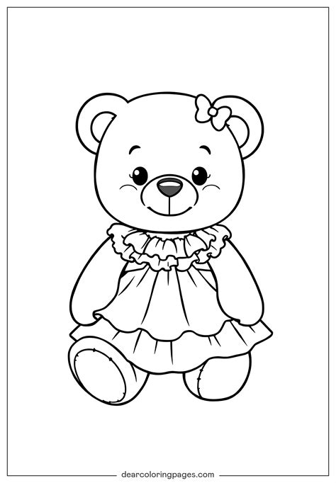Bear Coloring Pages - 28 Free Printable Coloring Pages