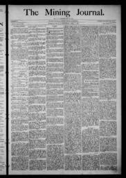 Marquette Mining Journal newspapers | Upper Peninsula Digital Network ...