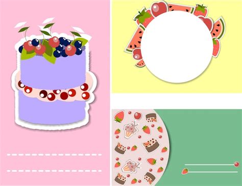 Beautiful cards collection | Free Vector