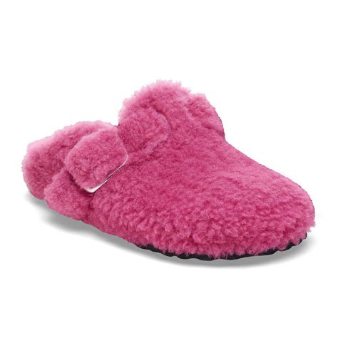 Boston Big Buckle Shearling Fuchsia Tulip | BIRKENSTOCK