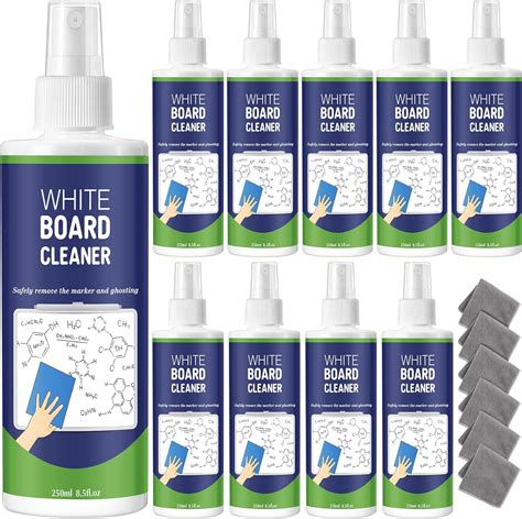Amazon.com : Dansib 10 Pack Whiteboard Cleaner Spray 8.5oz Dry Erase ...