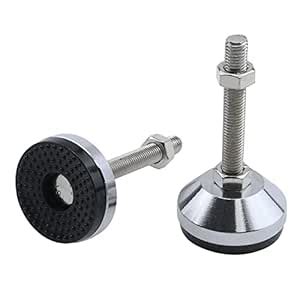 Antrader Heavy Duty M12x50mm Leveling Screw Leg Carbon Steel Shockproof ...