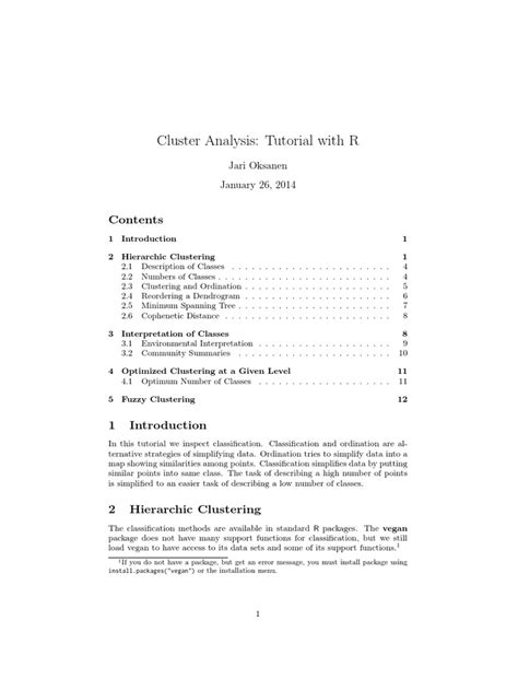 R Cluster Analysis Tutorial 的图像结果