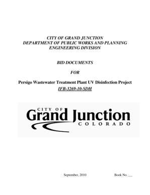 Fillable Online Persigo UV Disinfection Bid Doc2.docx Fax Email Print ...