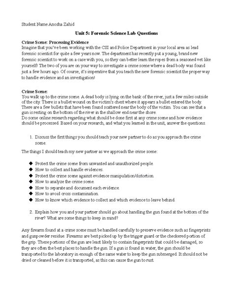 Image result for Forensic Science Test Questions