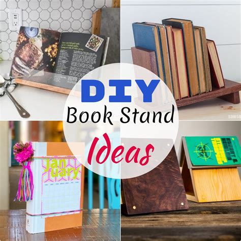 16 DIY Book Stand Ideas For Readers - DIYnCrafty