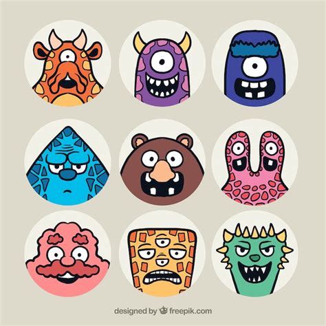 Monster doodle Images - Free Download on Freepik