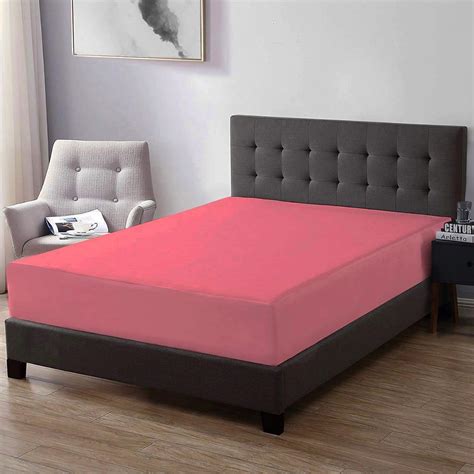 Premium Cotton Terry Elasticated Fitted Style Waterproof Mattress Prot ...