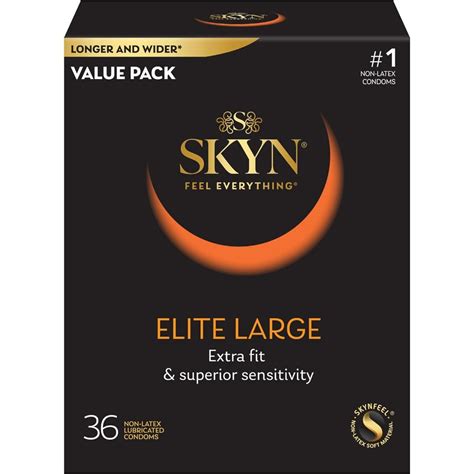 SKYN Elite Large – Latex-Free Condoms - Discreet Packaging | Shopee ...