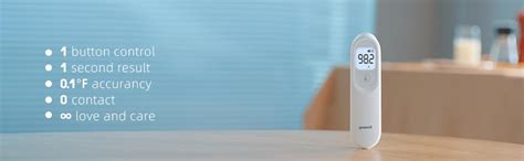 Yuwell Infrared Ir Non-Contact Forehead Thermometer (Yt-1, White ...