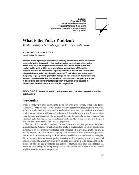 Image result for How to Formulate a Policy Problem