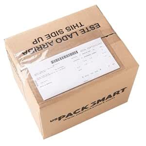 USPACKSMART 200 Pack Shipping Label Envelopes, Clear 6 x 9 Inch Heavy ...
