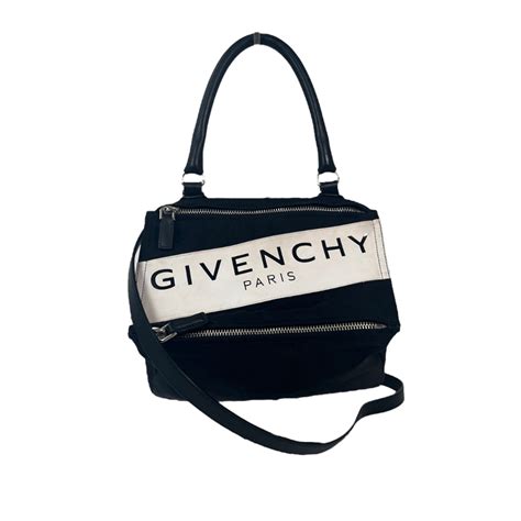 Givenchy Nylon Logo Small Pandora Bag - Designer Exchange Consignment TO