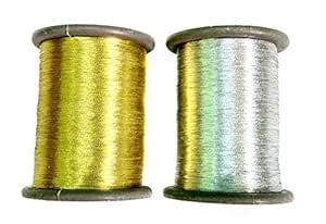 thread trends Zari Thread For Jewellery making Silver and golden zari ...