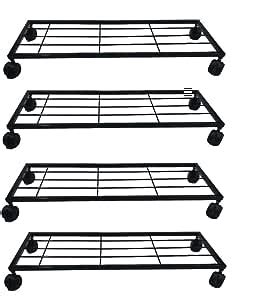 appeasy Wheel Plant Stand For Balcony | Flower Pot Stand For Indoor ...