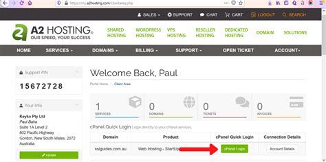 A2 Hosting SSL Installation Guide