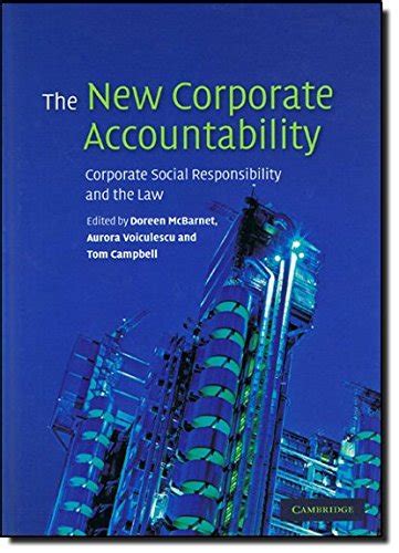 Buy The New Corporate Accountability: Corporate Social Responsibility ...