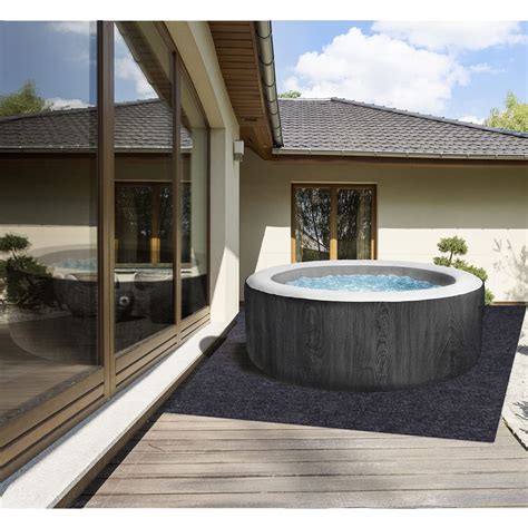 Snapklik.com : 75x75 Extra Large Hot Tub Pad - Inflatable Hot Tub Mat ...