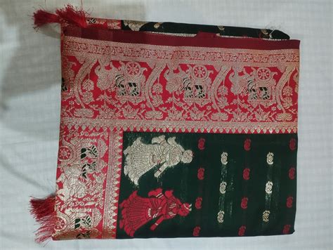Mohini Saree with Raw Silk Contrast Blouse - Premium Designer Saree ...