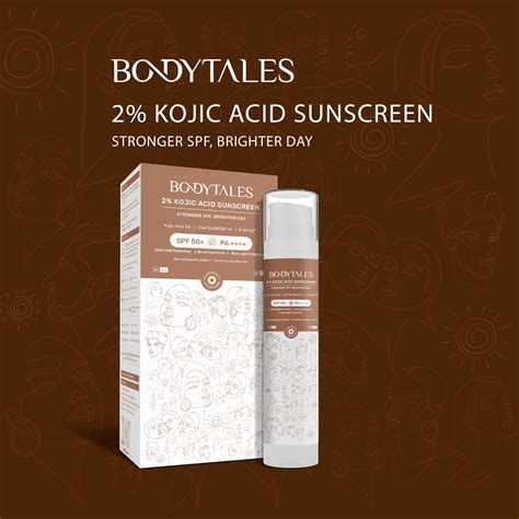 Best Kojic Acid Sunscreen in India | SPF 50 Broad-Spectrum Daily Sun ...