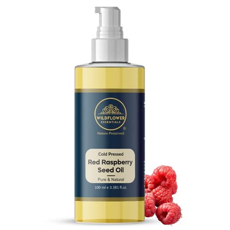 Cold Pressed Red Raspberry Seed Oil - Natural Skincare – Wildflower ...