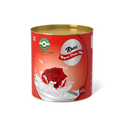 The Tea Planet Rose Yogurt Lassi Premix Powder - 400gm : Amazon.in ...