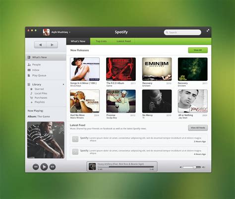 音乐播放器界面设计 - 软件自学网