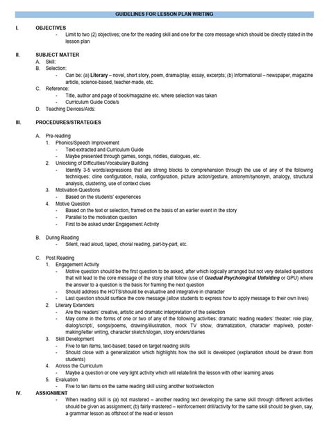 Lesson Plan Guide 的图像结果