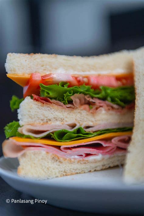 Shrimp Bisque and Clubhouse Sandwich - Panlasang Pinoy