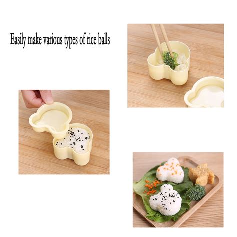 MetMetalrt Onigiri Mold Triangle Sushi Kit Cute Animal Shapes India | Ubuy