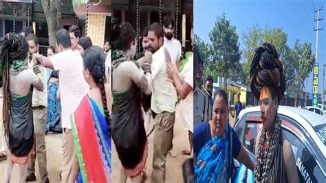 Aghori : చివ్వెంల హైవేపై అఘోరీ హల్చల్ | Aghori Mata Creates Chaos on ...