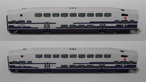 Caltrain Metrolink Bi-Levels 4 numbers - Train Sim Community
