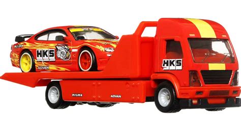 Buy Hot Wheels Team Transport Fleet Flyer & Nissan Silvia S15 ...