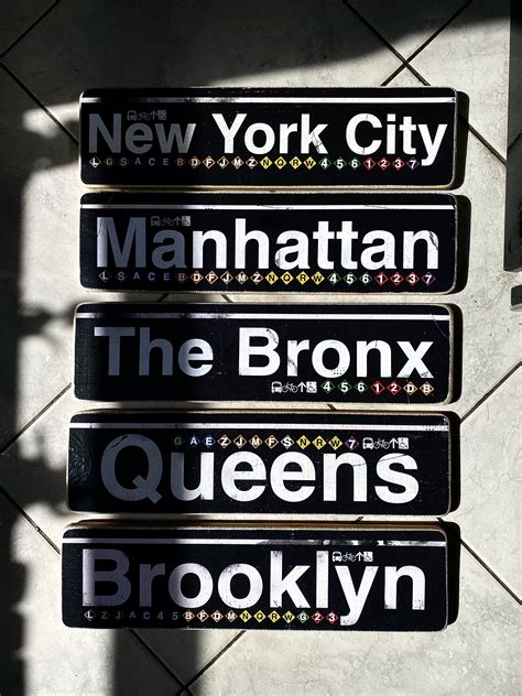 Astoria Queens New York City Neighborhood Hand Crafted Horizontal ...