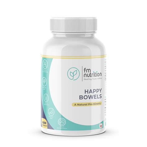Happy Bowels I Natural Prokinetic I 60 Capsules | FunctionalMedClinic