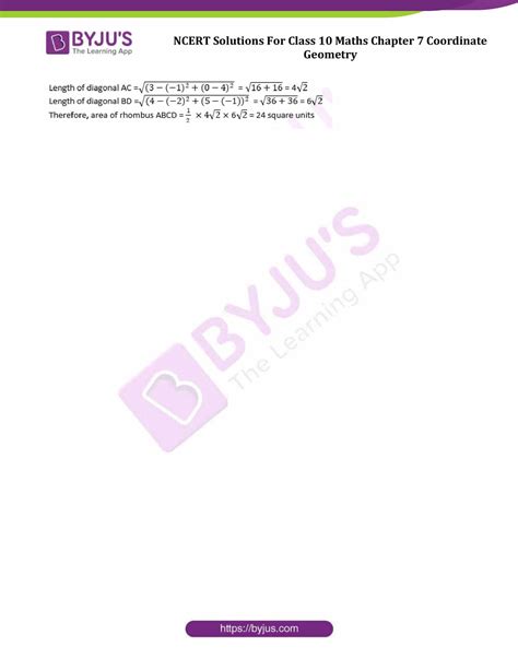 Image result for Class 10 Maths Chapter Coordinate Geometry Exercise 7.2