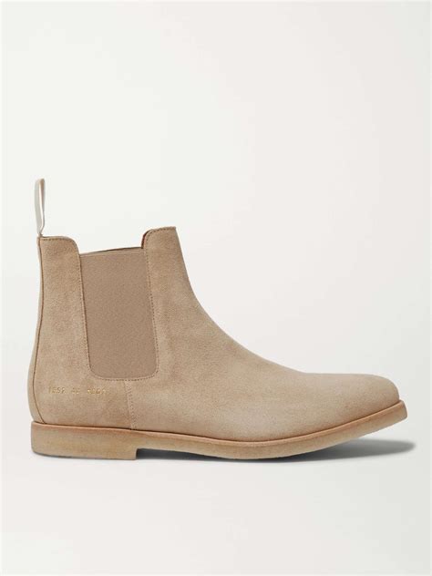 COMMON PROJECTS Suede Chelsea Boots for Men | MR PORTER