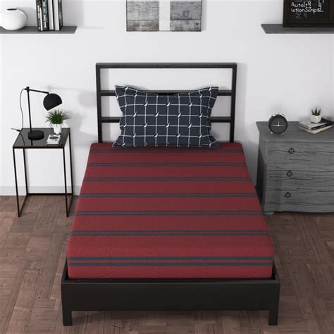 Buy NAUTICA Pacific Coast Cotton 160TC Striped 2Pcs Single Bedsheet Set ...