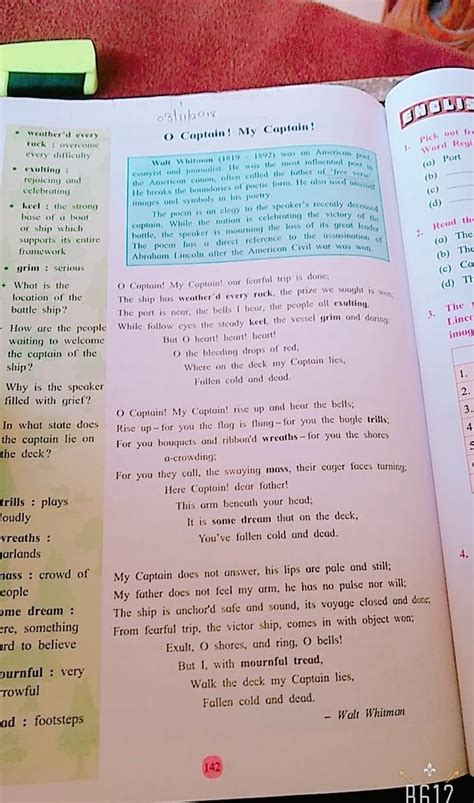 Title • Poet • Theme / Central idea • Rhyme scheme • Figures of Speech ...