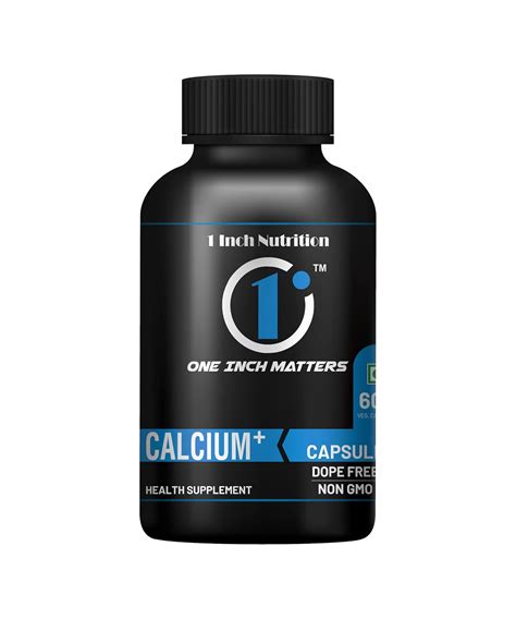 1 INCH NUTRITION- Calcium-60 Tabs (Vitamin D2 (ergocalciferol) 600iu ...