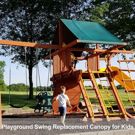 Buy MaiKeEr Playground Swing Replacement Canopy, Outdoor Swing Playset ...