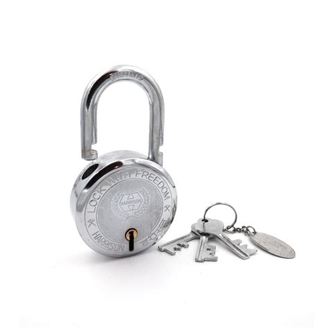Harrison Locks - Harrison Steel Round Lever Jama Lock Size-90mm