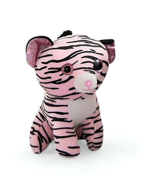 Pink Tiger Soft Toy - Cuddly Striped Plush for Kids & Collectors ...