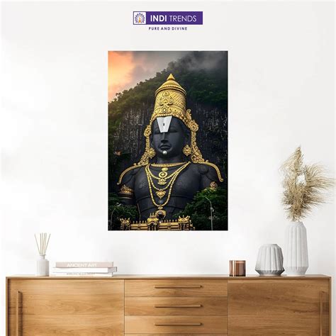 Tirupati Balaji Canvas Wall Art – Standard Print – Prabhu Prasad