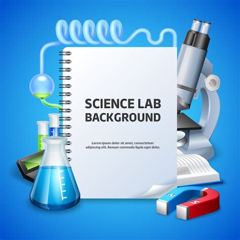 Free Vector | Science lab background