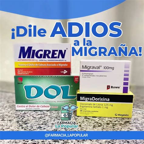 Farmacia La Popular C.A | ¿ Quieres aliviar tu dolor de cabeza ? Estás opciones son ideales para ...