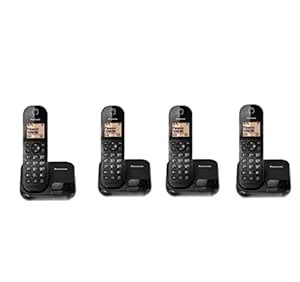 Panasonic Easy Wireless Intercom 4 Line with Speaker Cordless Landline ...