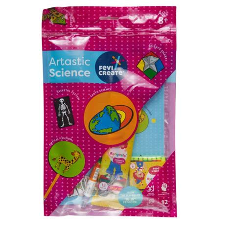 Buy Fevicreate Artastic Science Craft Kit | Project Book with 12 ...